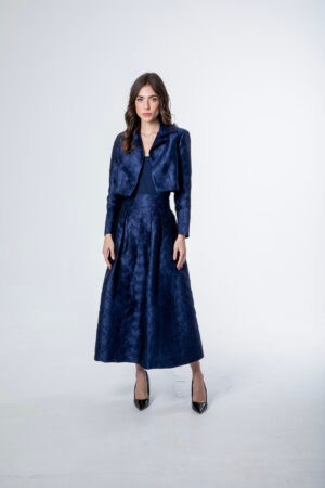 Blue Jacquard  Jacket