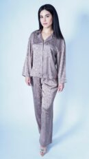 Brown Pyjama Style Set