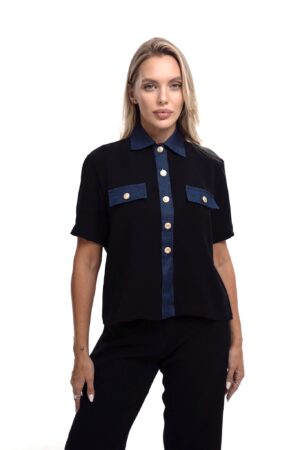 Black & Denim Contrast Set